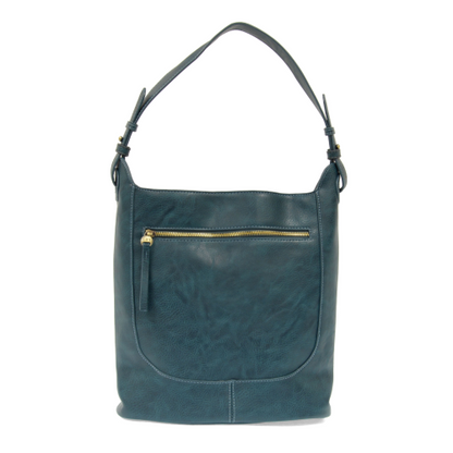 Adele Large Bucket Bag – Vegan Leather Shoulder Purse with 3 Compartments