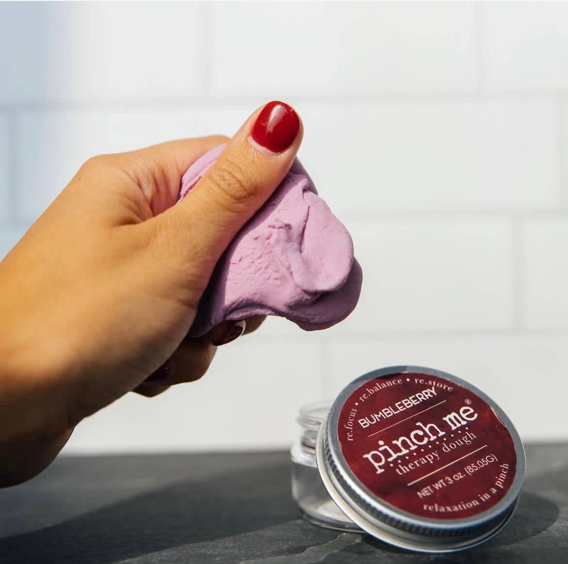Pinch Me Therapy Dough “Bumbleberry” – Mixed Berry Scented Stress Relief Putty for Anxiety, Focus & Sensory Play