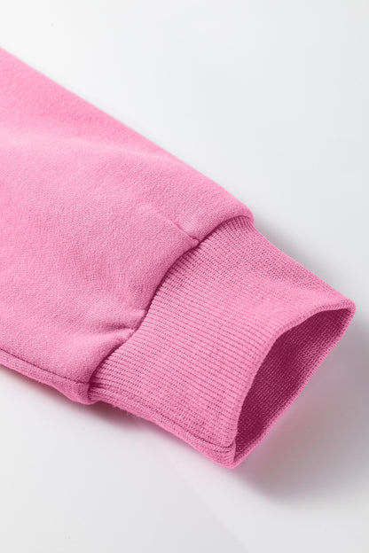 Blessed & Cozy Oversized Mock Neck Sweatshirt | Pink or Sea Green