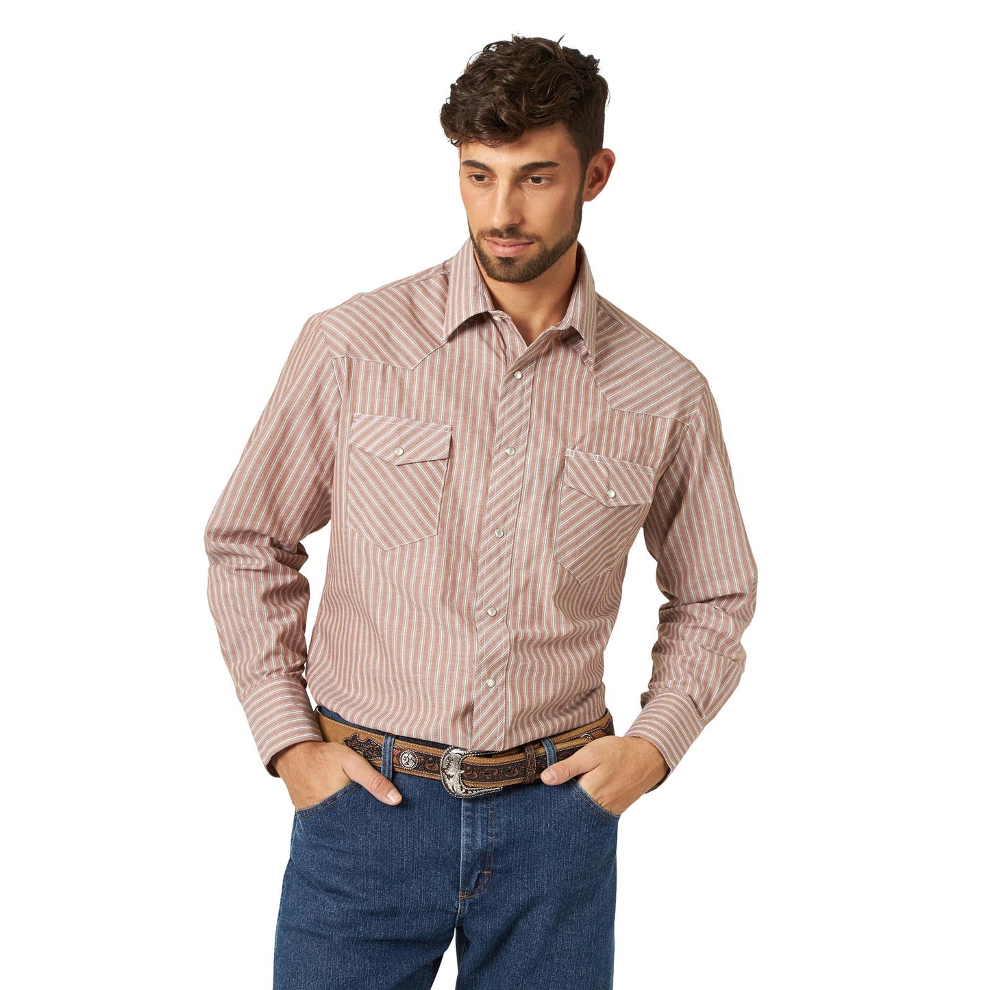 75201AA - Wrangler Sport Western Snap Shirt - Long Sleeves