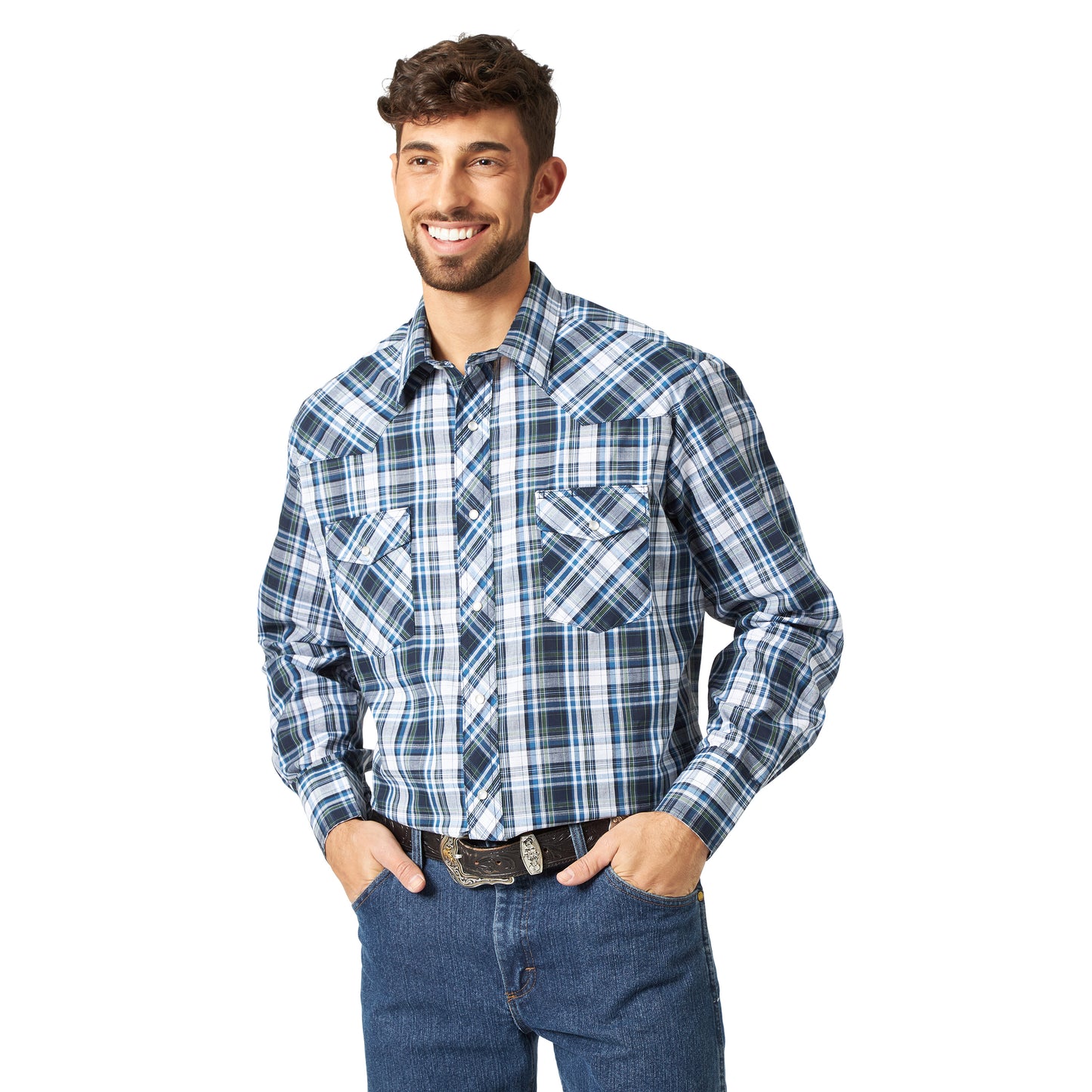 75204PP - Wrangler Sport Western Snap Shirt - Long Sleeves