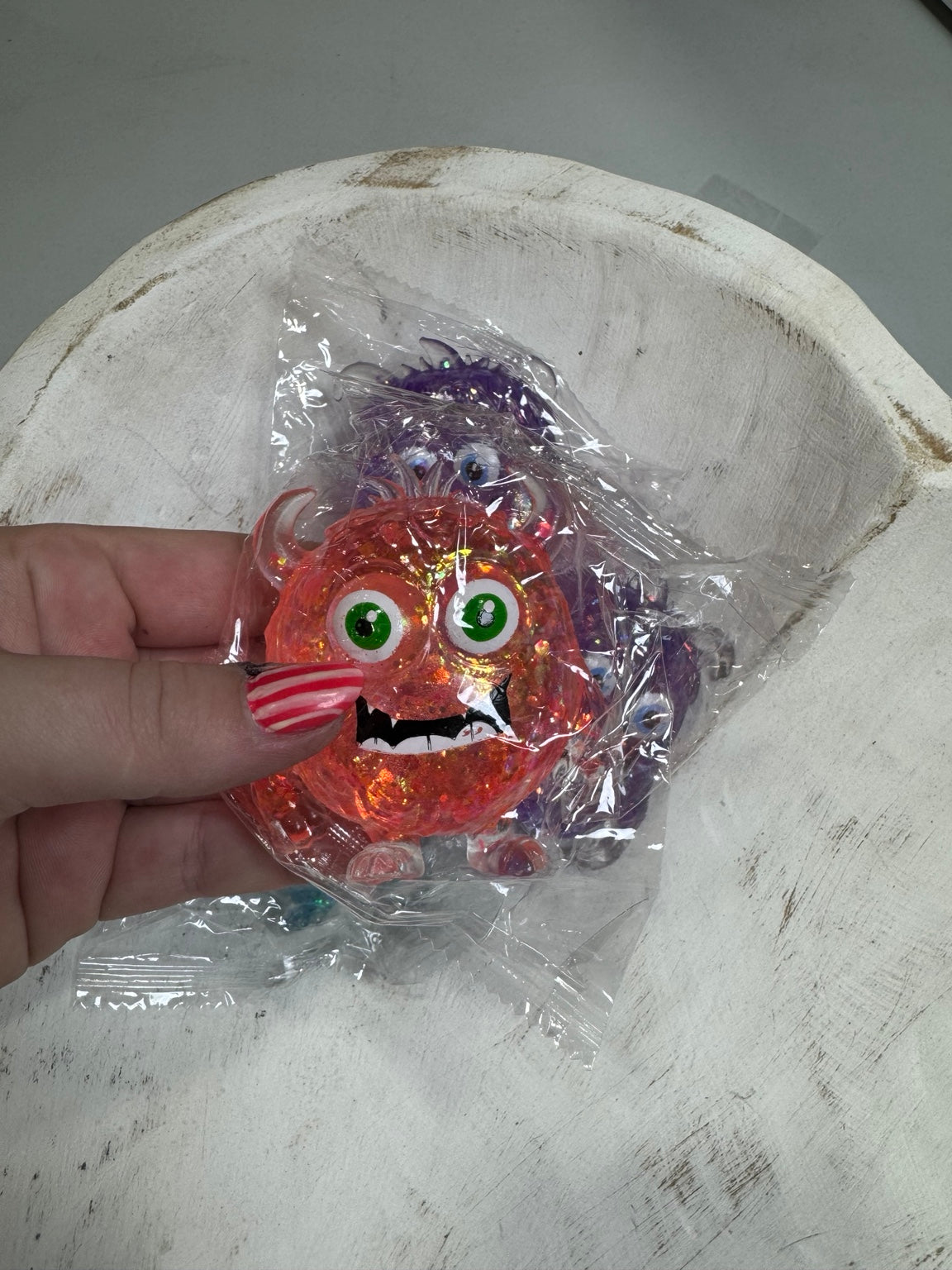 Glitter Monster Squeeze Toy | Sparkly Sensory Fidget Monster