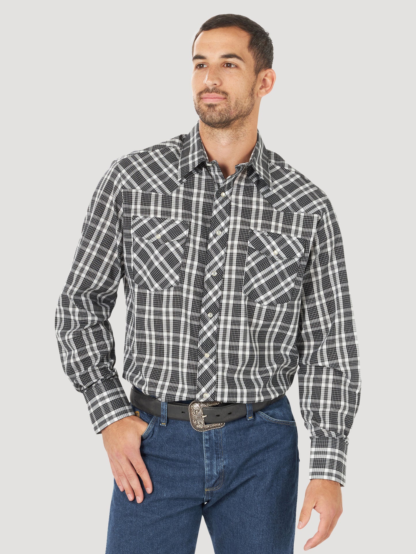 75204PP - Wrangler Sport Western Snap Shirt - Long Sleeves