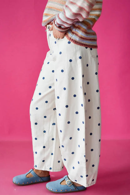 ~PREORDER~ Dot About You Polka Dot Barrel Jeans ~PREORDER~