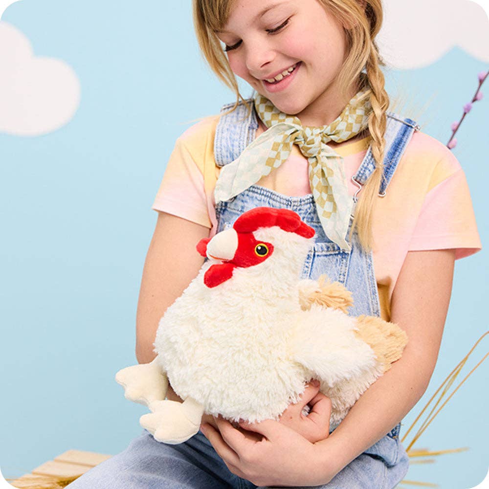 Chicken Warmies® Large 13” Plush | Microwavable Lavender Scented Stuffed Animal
