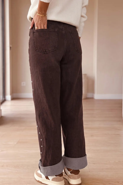~PREORDER~ Espresso Edge Rivet Jeans ~PREORDER~