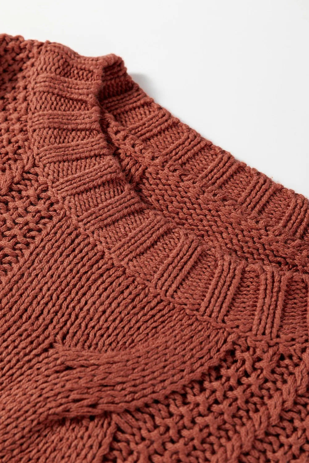 ~PREORDER~ Redwood Cozy Cable Knit Slouchy Sweater ~PREORDER~