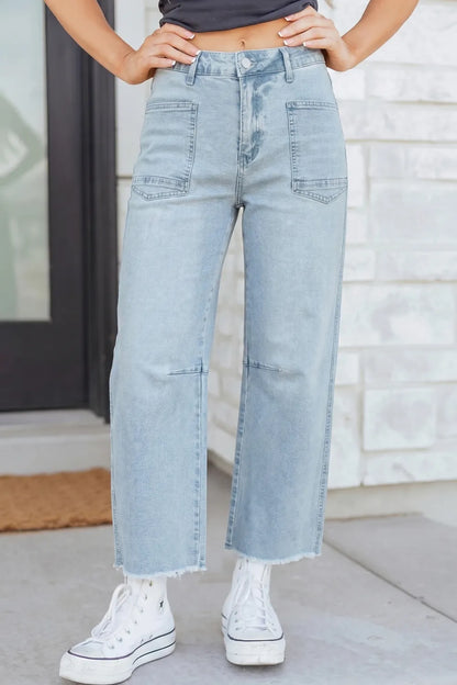 Skyline High Rise Wide Leg Jeans