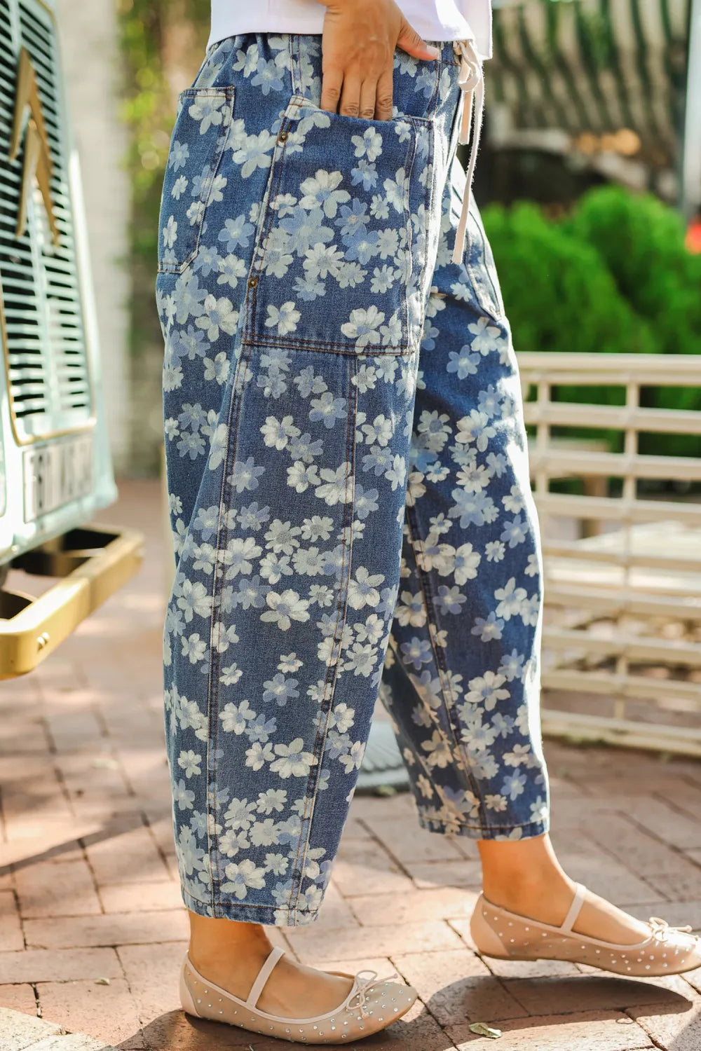 ~PREORDER~ Bluebell Meadow Drawstring Barrel Jeans ~PREORDER~