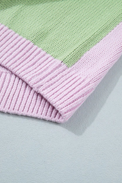 ~PREORDER~ Pastel Pop Color Block Button Cardigan ~PREORDER~