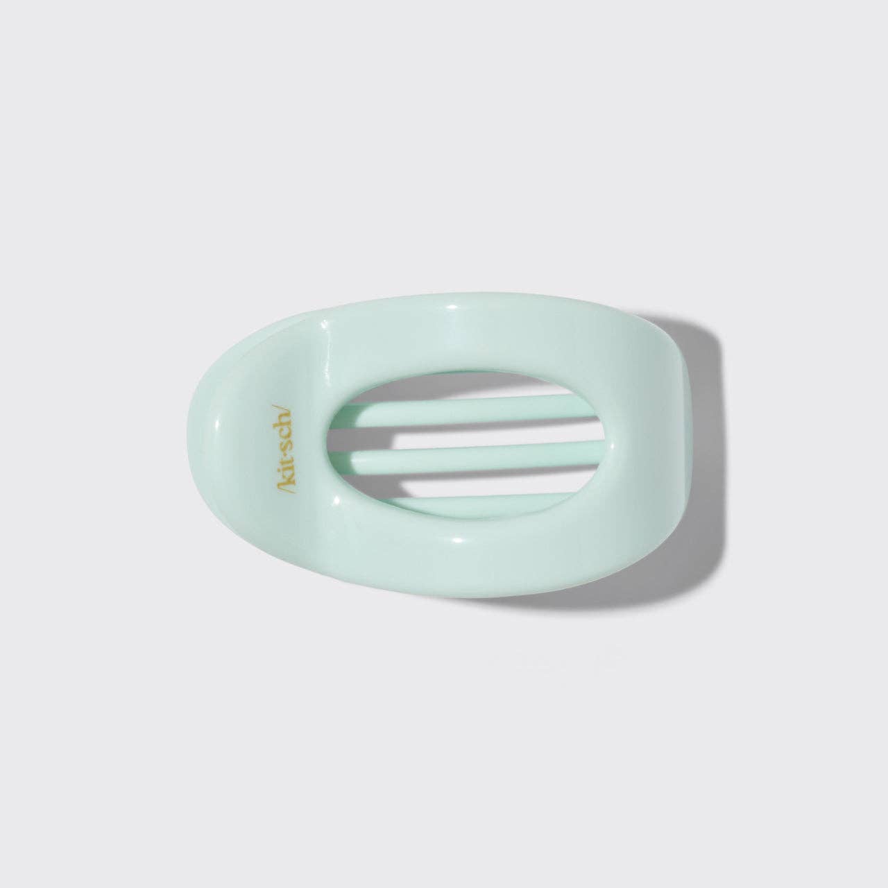 Kitsch Small Flat Cloud Clip – Sage Leaf Recycled Hair Claw Clip for Half-Up & Low Bun Styles