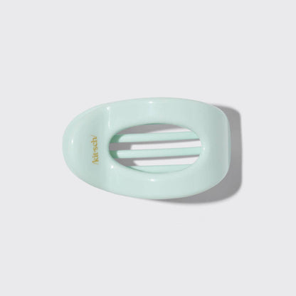Kitsch Small Flat Cloud Clip – Sage Leaf Recycled Hair Claw Clip for Half-Up & Low Bun Styles