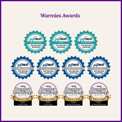 Football Warmies® Plush | Large 13” Microwavable Lavender Stuffed Animal