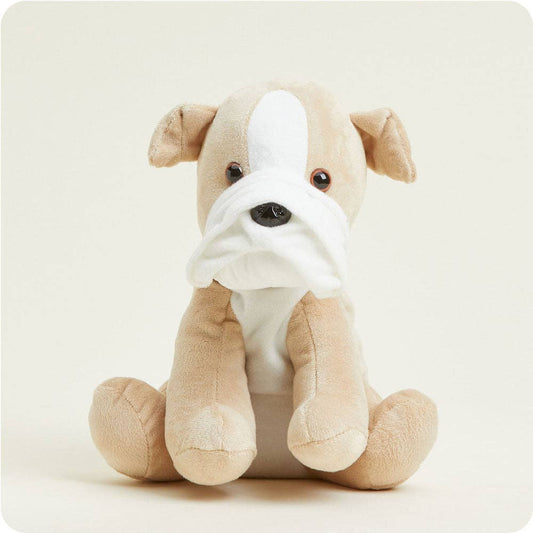 Bulldog Warmies Plush – Microwavable Lavender Scented Heating Pad Stuffed Animal for Comfort & Stress Relief