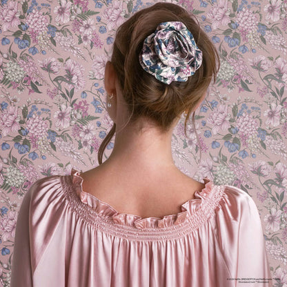 Kitsch x Bridgerton Rosette Flat Cloud Hair Clip – Floral All-Day Hold Claw Clip