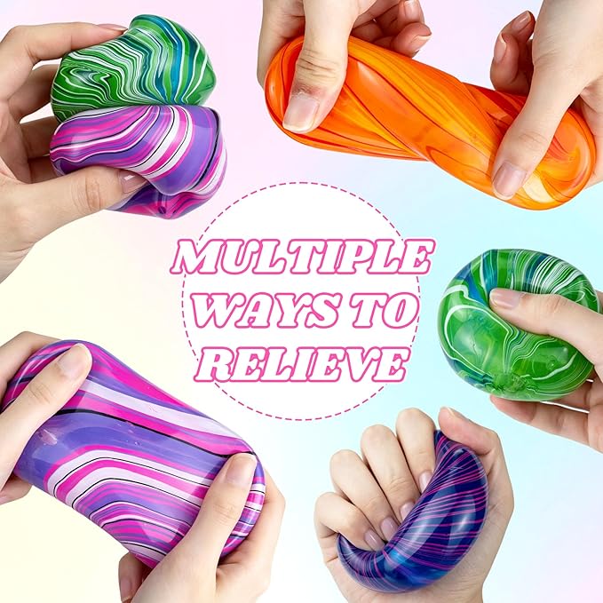 NeeDoh Nice Berg Swirl Stress Ball | Marbled Sensory Fidget Toy