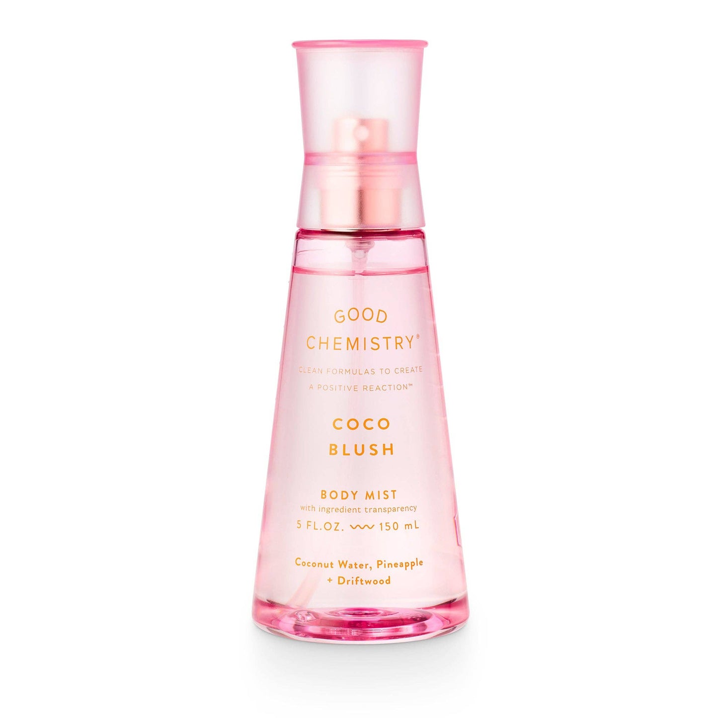 Good Chemistry Coco Blush Body Mist | Coconut Water Pineapple Driftwood Fragrance Spray