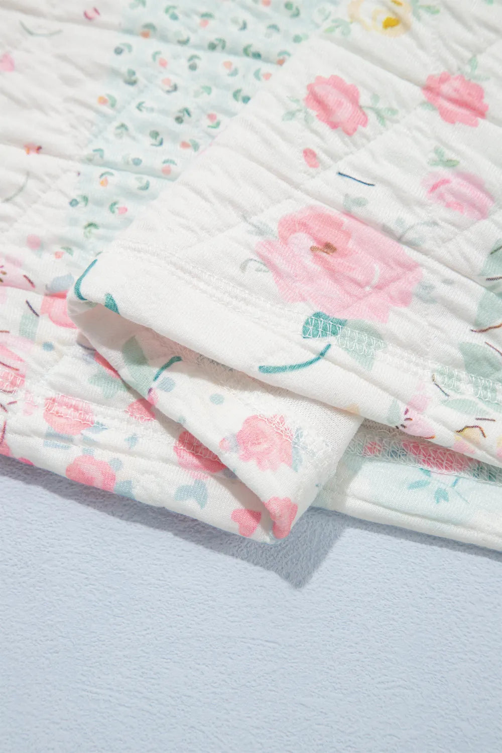 ~PREORDER~ Rose Garden Patchwork Quilted Pullover ~PREORDER~