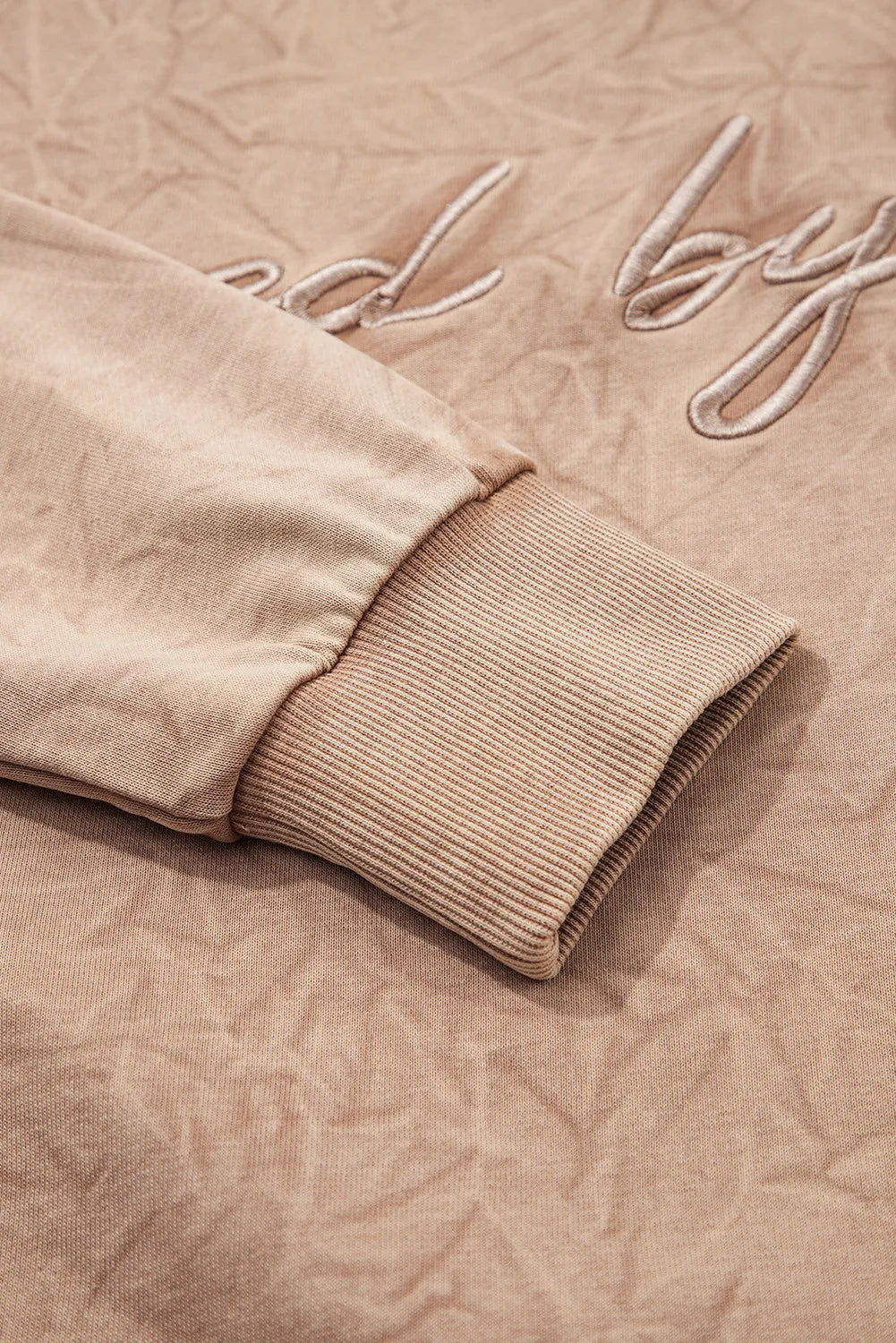 ~PREORDER~ Saved by Grace Dune Mineral Wash Embroidered Sweatshirt ~PREORDER~
