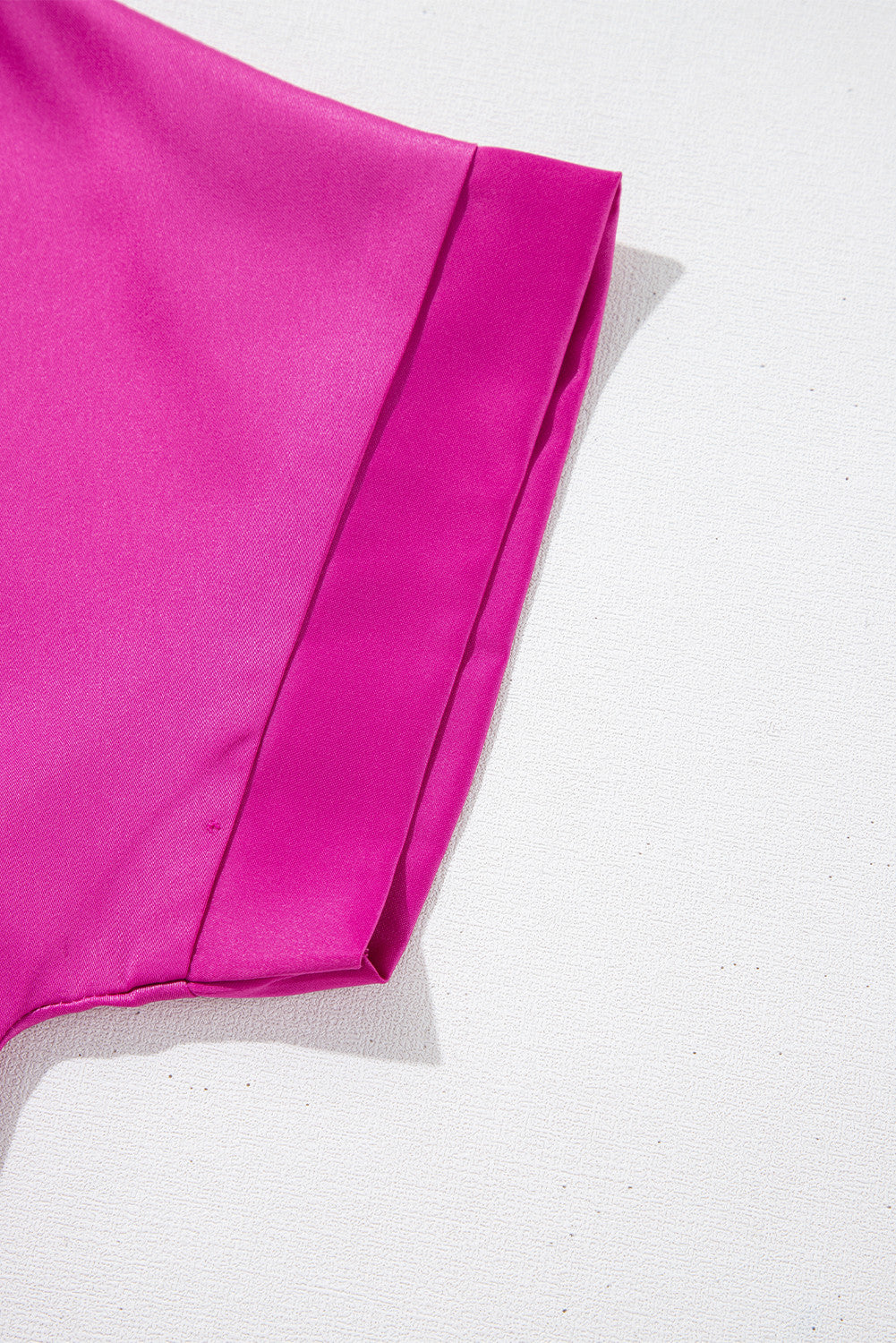~PREORDER ~ Bright Pink Silky V Neck Dolman Blouse ~PREORDER ~