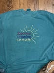 Forever Chasing Sunsets Embroidered Tee | Women's Sunset Lover Graphic T-Shirt