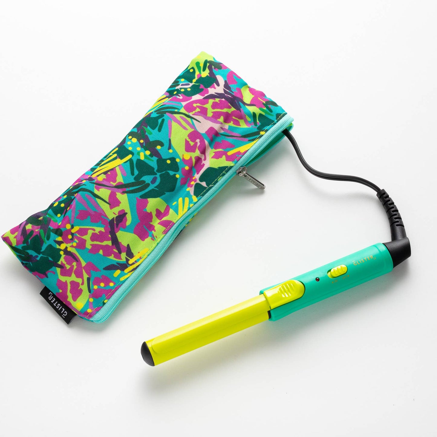 “Mini Curls” Travel Clip Curler with Carrying Pouch