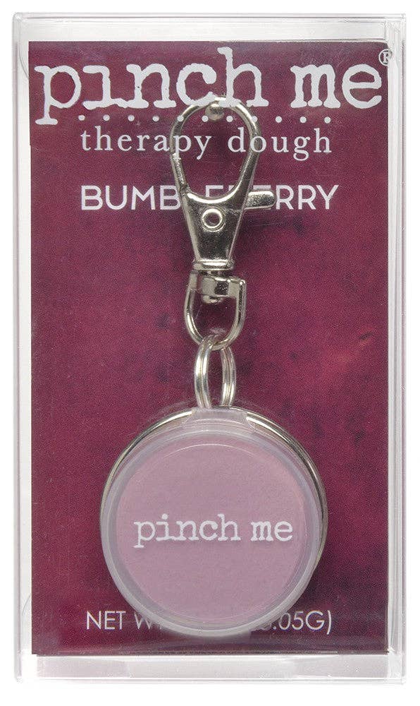 Pinch Me Therapy Dough Clip-On Locket “Bumbleberry” – Mixed Berry Scent Anxiety Relief Fidget Keychain