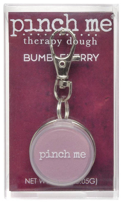 Pinch Me Therapy Dough Clip-On Locket “Bumbleberry” – Mixed Berry Scent Anxiety Relief Fidget Keychain