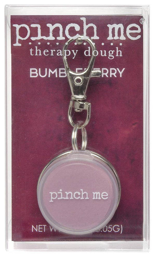 Pinch Me Therapy Dough Clip-On Locket “Bumbleberry” – Mixed Berry Scent Anxiety Relief Fidget Keychain