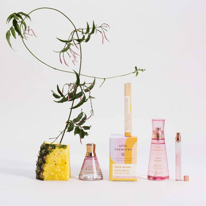 Good Chemistry Coco Blush Body Mist | Coconut Water Pineapple Driftwood Fragrance Spray