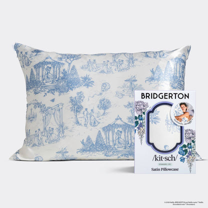 Kitsch x Bridgerton Satin Pillowcase – Luxury Hair & Skin Protecting Satin Pillowcase