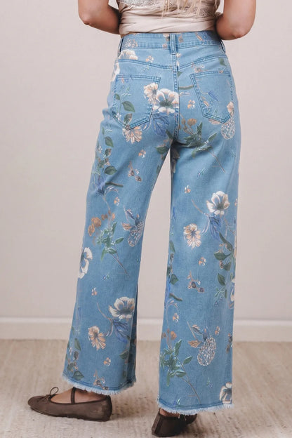~PREORDER~ Wildflower Drift Floral Print Wide Leg Jeans ~PREORDER~