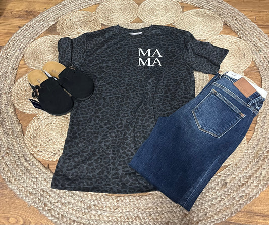 “MAMA” Leopard T-Shirt