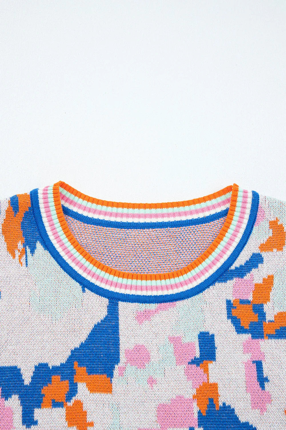 🎨 Color Splash Abstract Knit Sweater