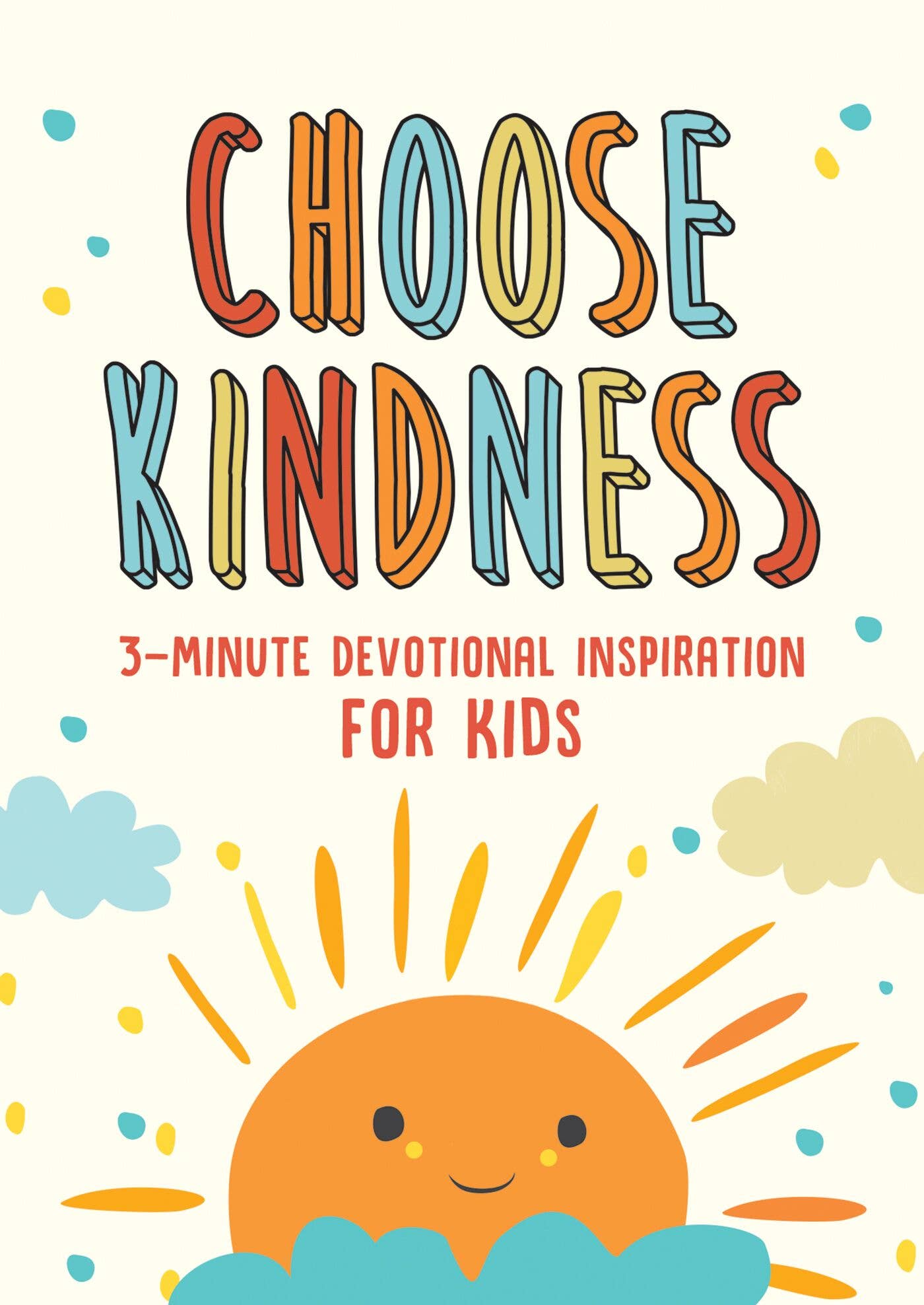 “Cover of Choose Kindness: 3-Minute Devotional Inspiration for Kids by JoAnne Simmons”

“Inside devotional page with scripture, prayer and reflection question”

“Compact paperback devotional – 3-Minute Devotions for kids”