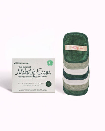 Earthy Greens 7-Day MakeUp Eraser Set | No Waste