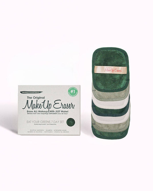 Earthy Greens 7-Day MakeUp Eraser Set | No Waste