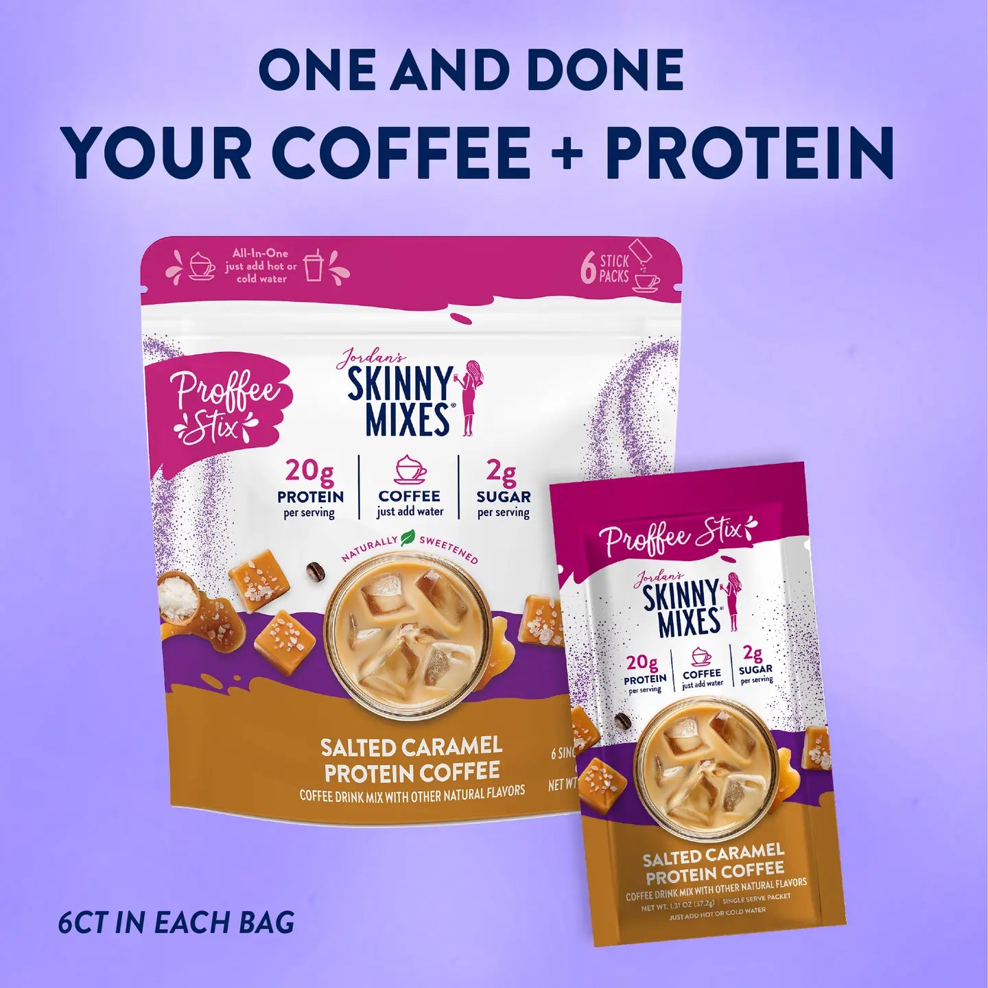 Jordan’s Skinny Mixes Proffee Stix | Protein Coffee Stick Packs