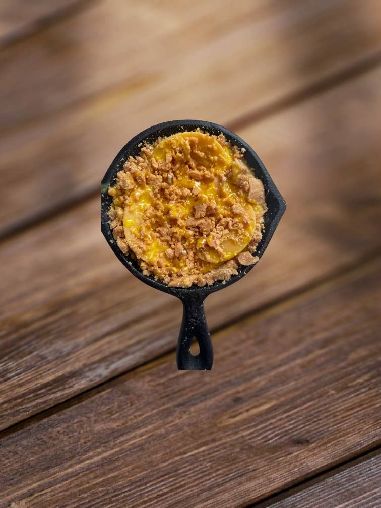 Apple Pie Cobbler Skillet Candle – 8 oz / 3-Wick Dessert Candle