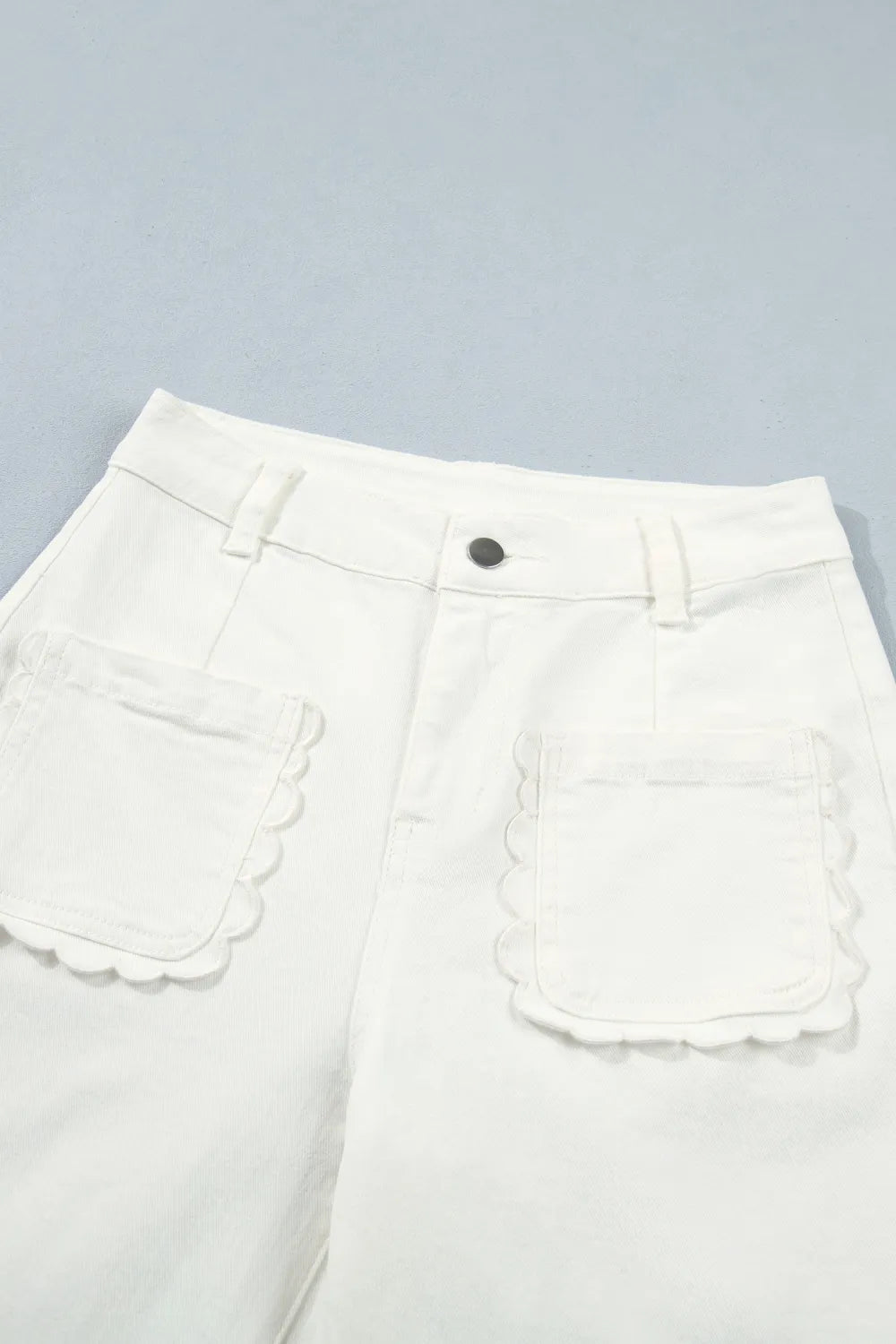 ~PREORDER ~ Scalloped Patch Pocket Shift Jeans ~PREORDER ~