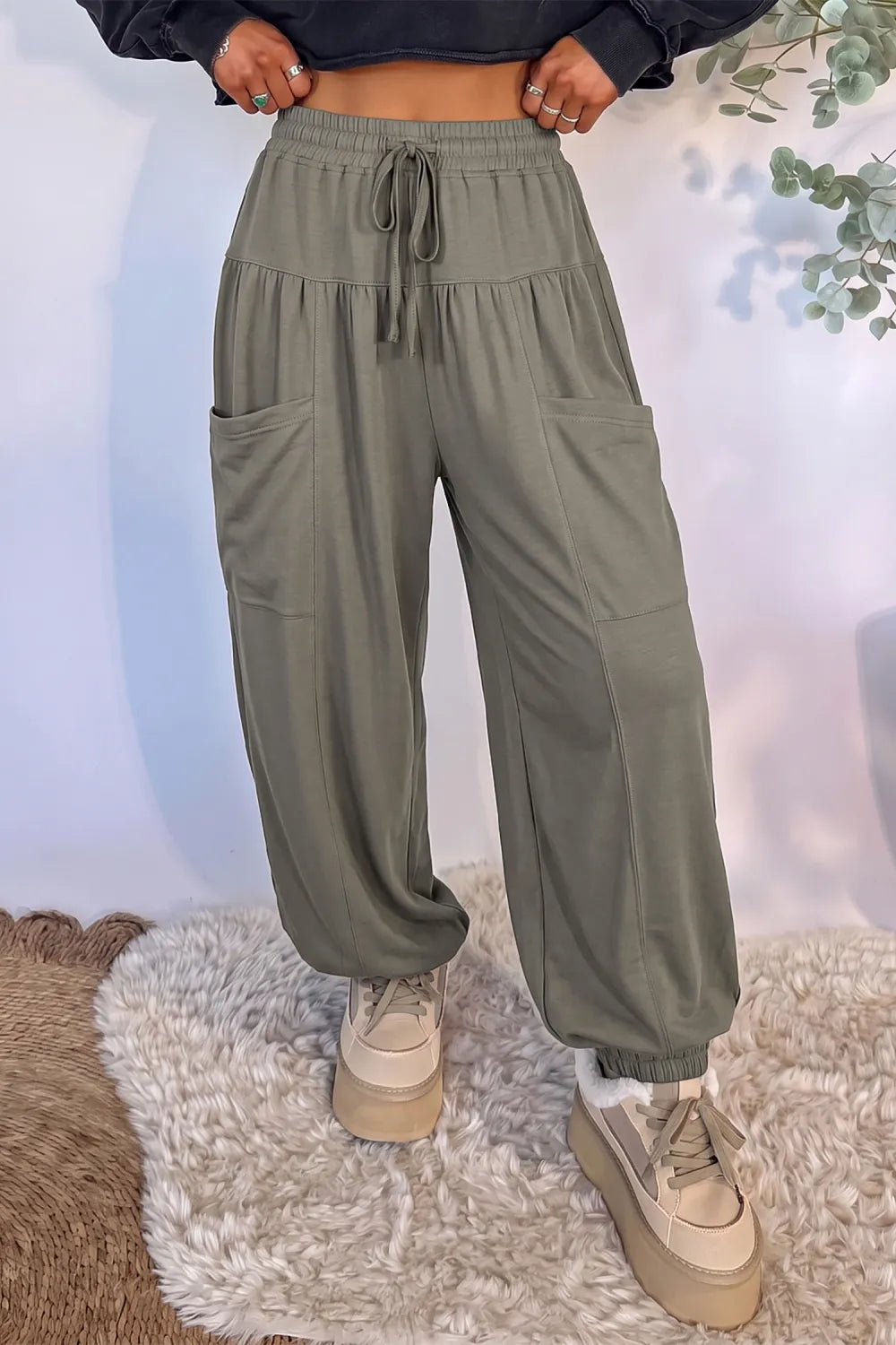 ~PREORDER~ Seagrass Easy Days Drawstring Pocket Jogger Pants ~PREORDER~