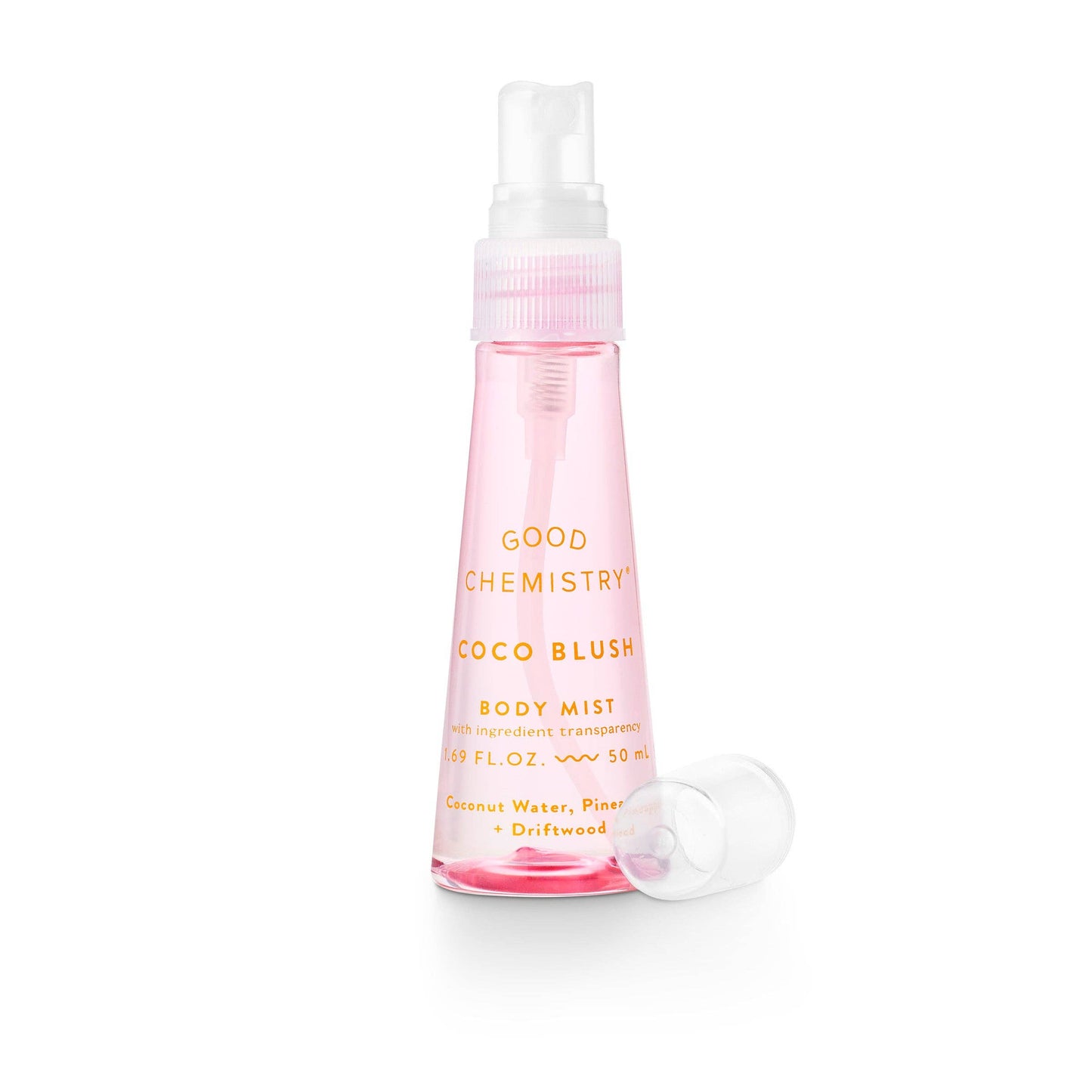 Good Chemistry Coco Blush Mini Body Mist | 1.7 oz Coconut Pineapple Fragrance Spray