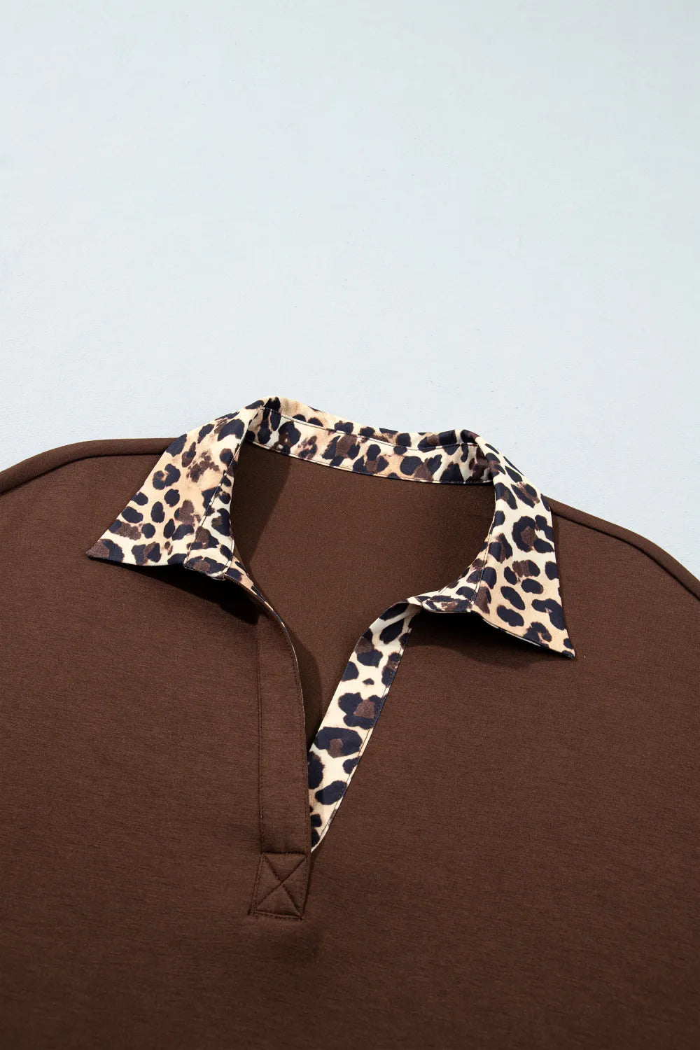 ~PREORDER~ Wild Side Leopard Trim Sweatshirt Dress ~PREORDER~