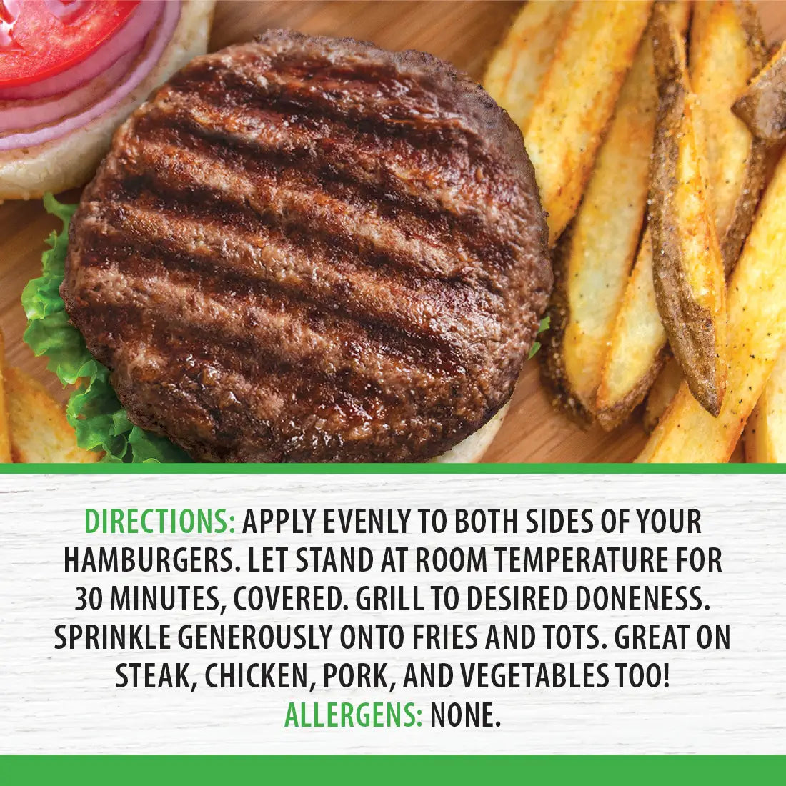 “Burger & Fry seasoning blend”

“Savory spice mix with paprika, garlic, herbs”

“All-purpose seasoning for burgers and fries – B7 Boutique”