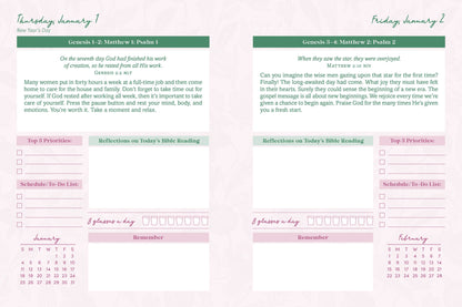 Read Through the Bible in a Year Planner – 2026 Edition