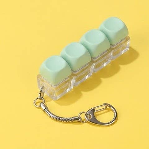 Click It & Chill Keychain | Keyboard Fidget Stress Relief Toy