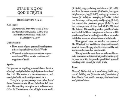 The 5-Minute Bible Study for Men: Standing for God’s Truth – Daily 5-Minute Devotional (Paperback)