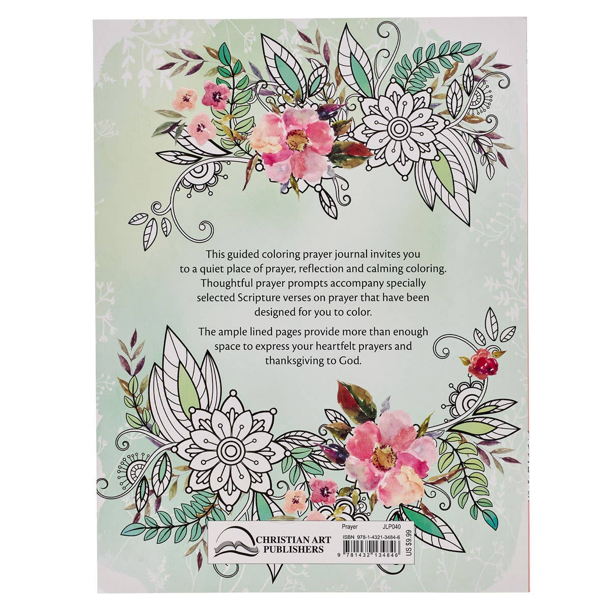 My Coloring Prayer Journal | Guided Christian Prayer Journal with Scripture Coloring Pages