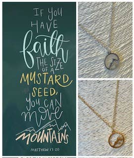 Faith Can Move Mountains Necklace