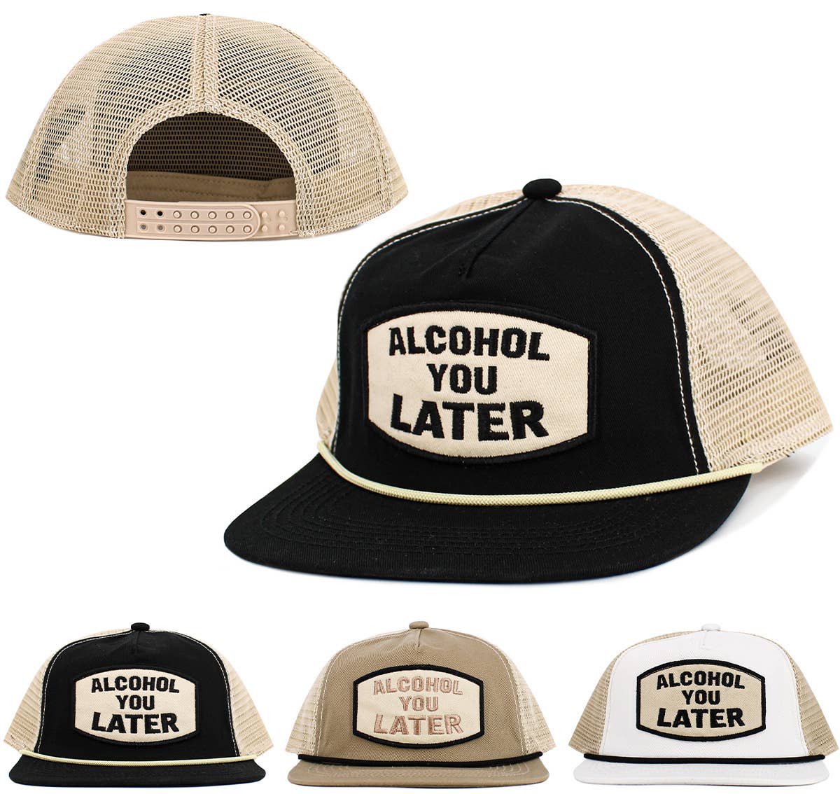 Alcohol Mesh Ballcap